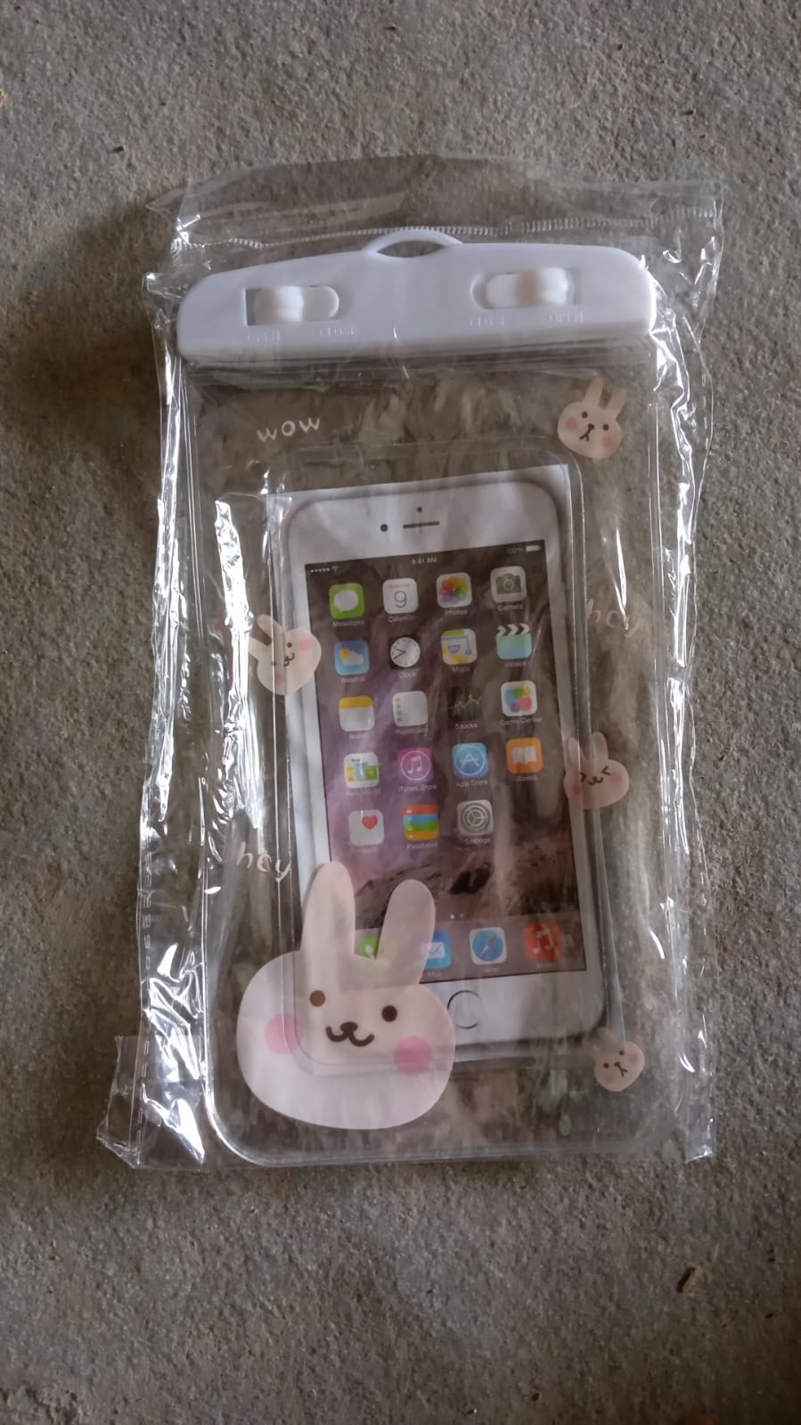 Mobile Cover Pouch Transparent Waterproof Sealed Plastic Smartphone Protective Pouch Cover/Bag for All Mobile Phones - Springkart