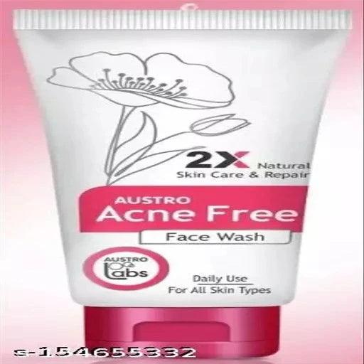 Ustro Ance Free Facewash for Pimple Free Face & skin Repair 60gm x 4 - Springkart