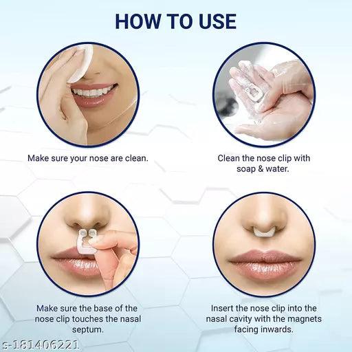 Nose Clip Silicone Magnetic Anti-Snore Devices Stop - Springkart