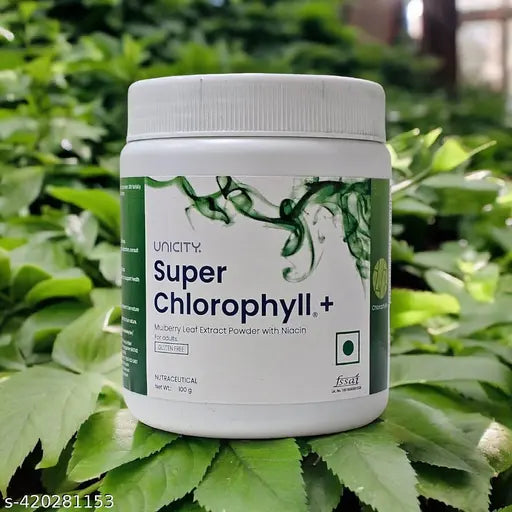 Unicity Super Chlorophyll + (Mulberry Leaf Extract Powder with Niacin) 100gm - Springkart