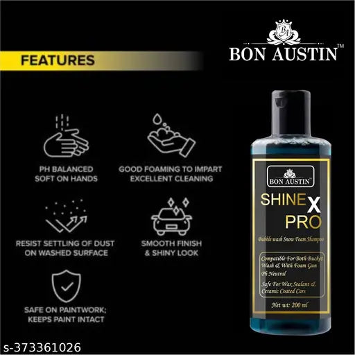 Bon Austin Shine X Pro Bubble Wash Snow Foam Shampoo (2x200ml) - Springkart