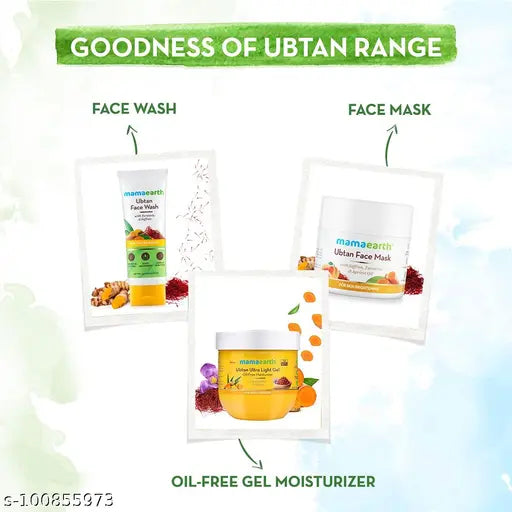 Mamaearth Ubtan Night Cream for glowing skin with Turmeric & Saffron for Skin Brightening – 50 g