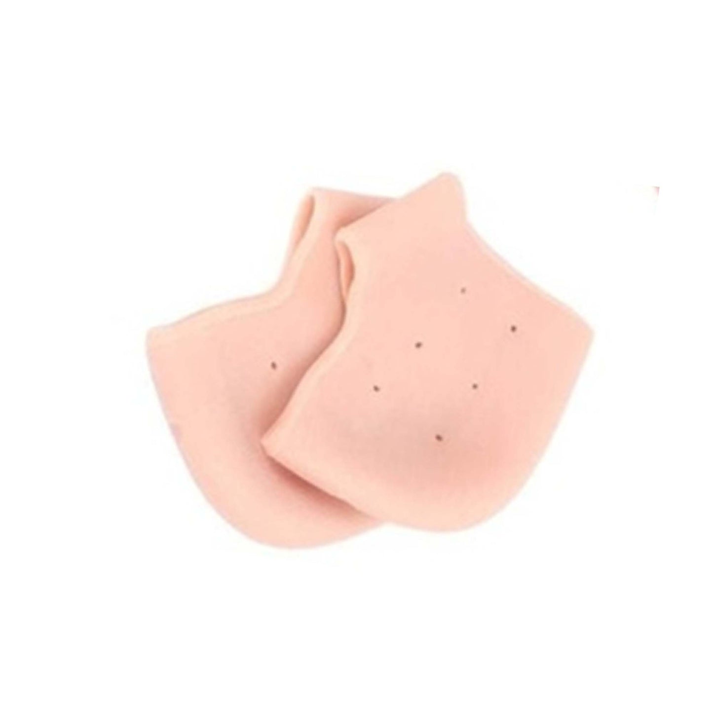 1475 Anti Crack Silicone Half Gel Heel And Foot Protector Moisturizing Socks - Springkart