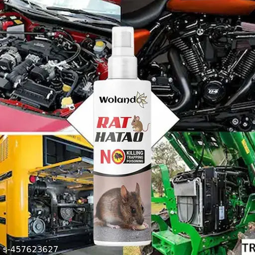 Rat Repellent Spray For Safe And Secure Home And Save Your Wires To Get Cut By Rats 100ml - Springkart