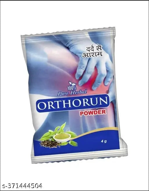 Orthorun Powder, Pain Relief Powder, ayurvedic medicine arthritis Knee pain relief product. Pack of 56 Pcs. - Springkart