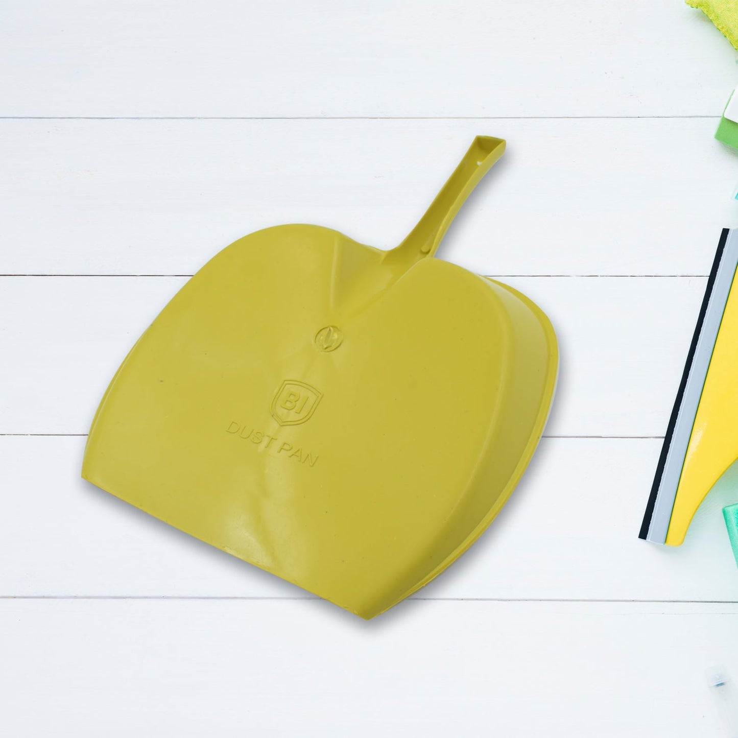 Dustpan with Long Handle, Dust Collection Dust Pan Tray for Kitchen, Home, Office, Bathroom Etc (1 Pc / Multicolor ) - Springkart