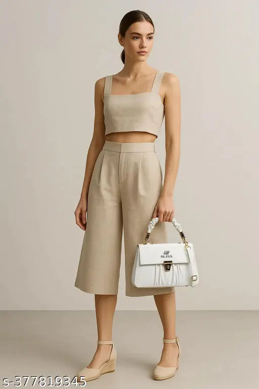 Graceful Stylish Slingbags Luxury High Quality PU Leather Women Shoulder Bag (White)