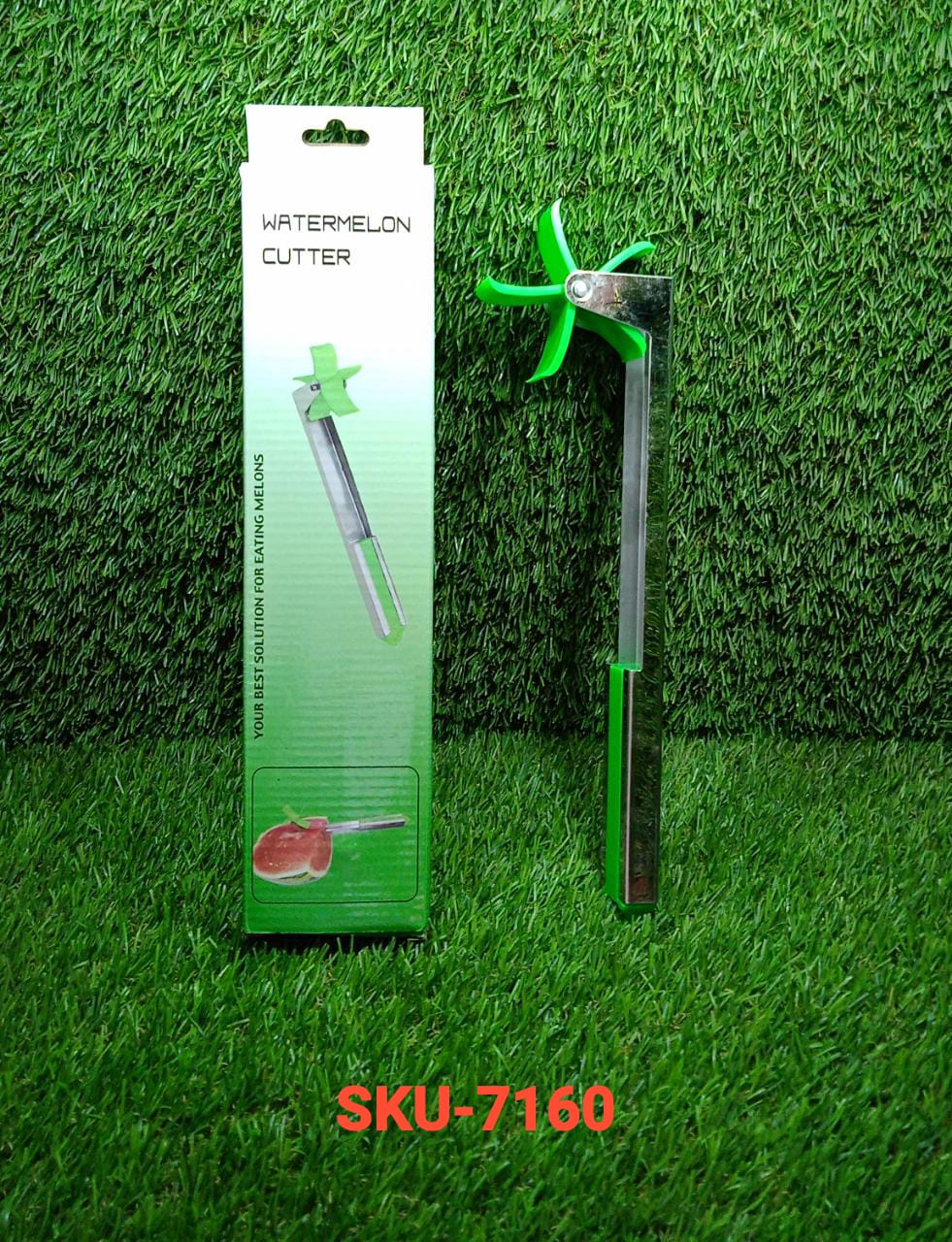 Stainless Steel Washable Watermelon Cutter Windmill Slicer Cutter Peeler for Home / Smart Kitchen Tool Easy to Use - Springkart