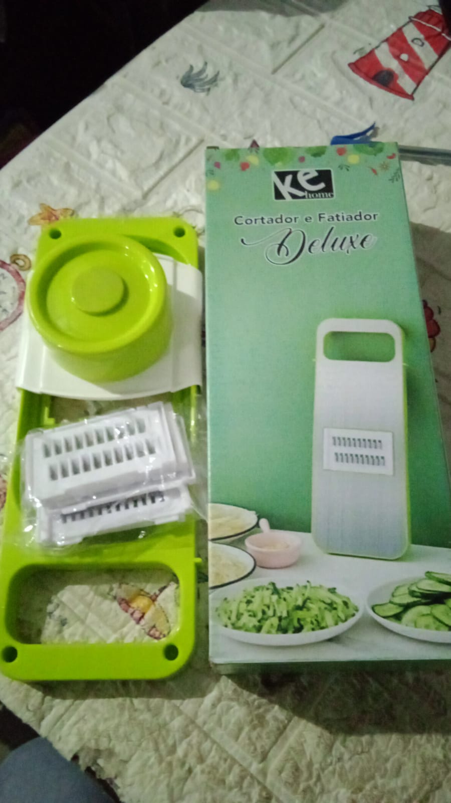 Slicer for Kitchen 5 in 1 Foldable Vegetable Slicer Blade Potato Cutter, Veggie Slicer, Onion Slicer, Julienne Grater with Protective Guards, Stainless Steel Blade - Springkart