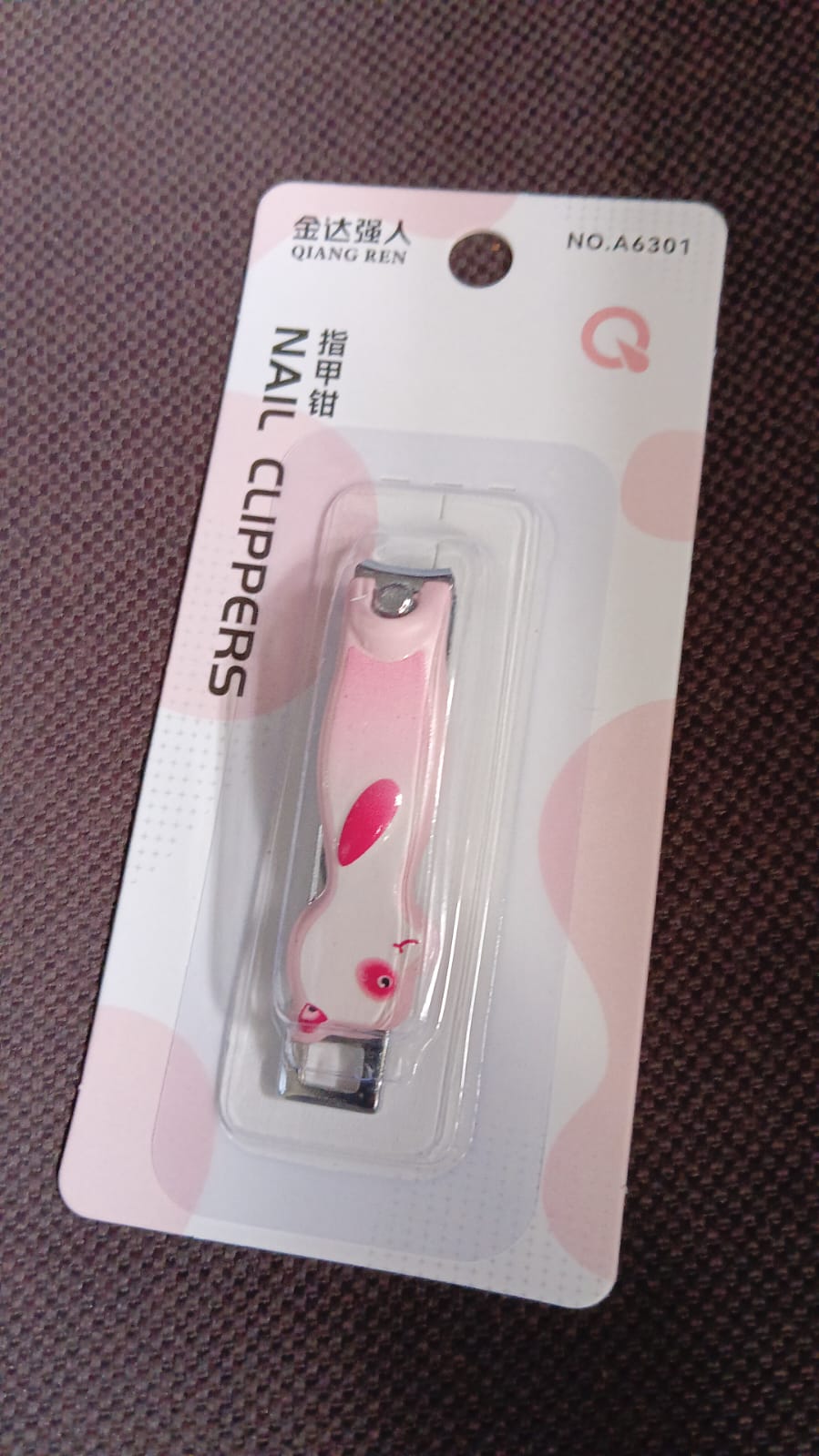 Cute Nail Clipper with Nail Catcher, Nail File - Stainless Steel (1 Pc) - Springkart