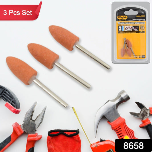 Bullet Shape Rotary Grinding Stone Set (3 Pcs Set) - Springkart