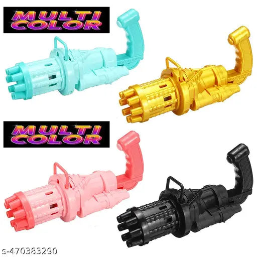 Electric 8 Hole Bubbles Gun Gatling Bubble Machine Toy - Springkart