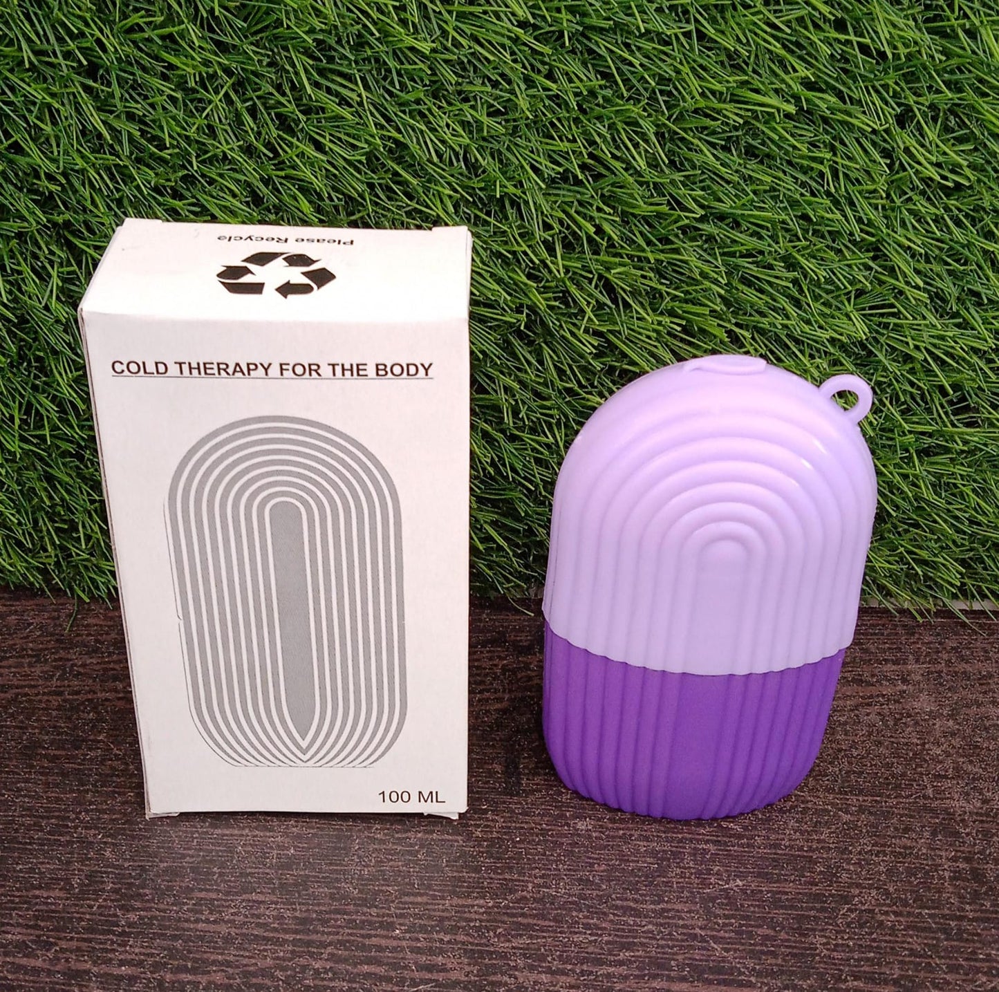 BEAUTY ICE ROLLER FOR FACE MASSAGER & EYE REUSABLE FACE ROLLERS FACIAL ROLLER ( Purple Color) - Springkart