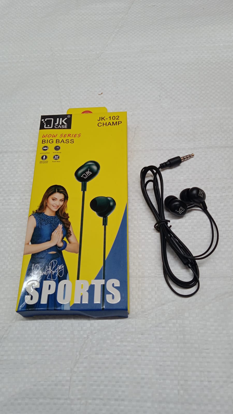 Sport Wired Earphone with Mic (1 Pc) - Springkart
