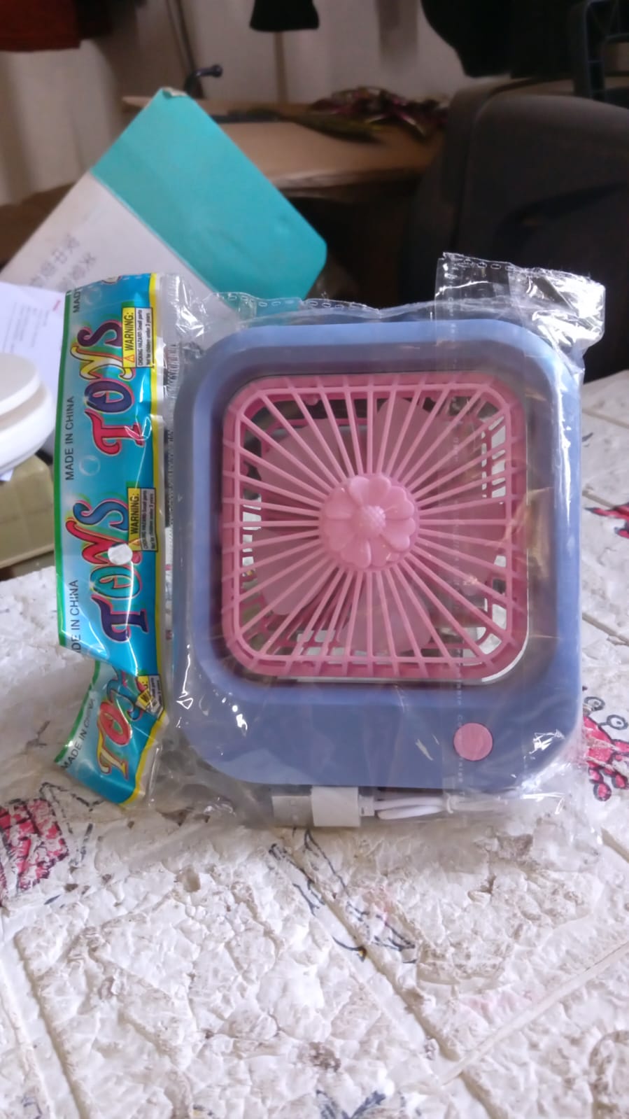 PORTABLE DESK FAN TABLE FAN, WITH 2 MODES PERSONAL DESK FAN SUITABLE FOR OFFICE, SCHOOL & HOME USE - Springkart