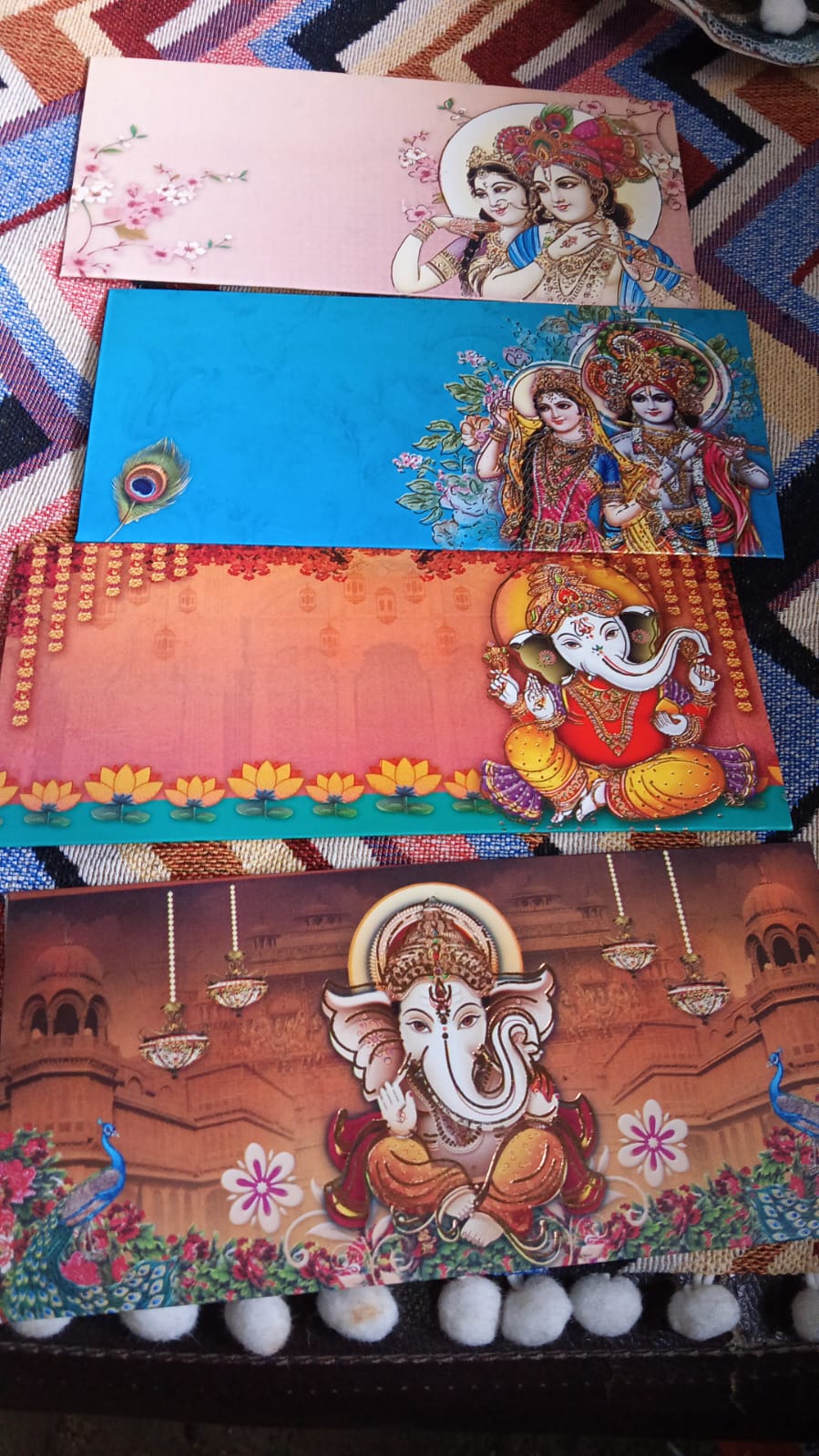 Wedding Gift Envelopes Gift Card (1 Pc / Multicolour / Design) - Springkart