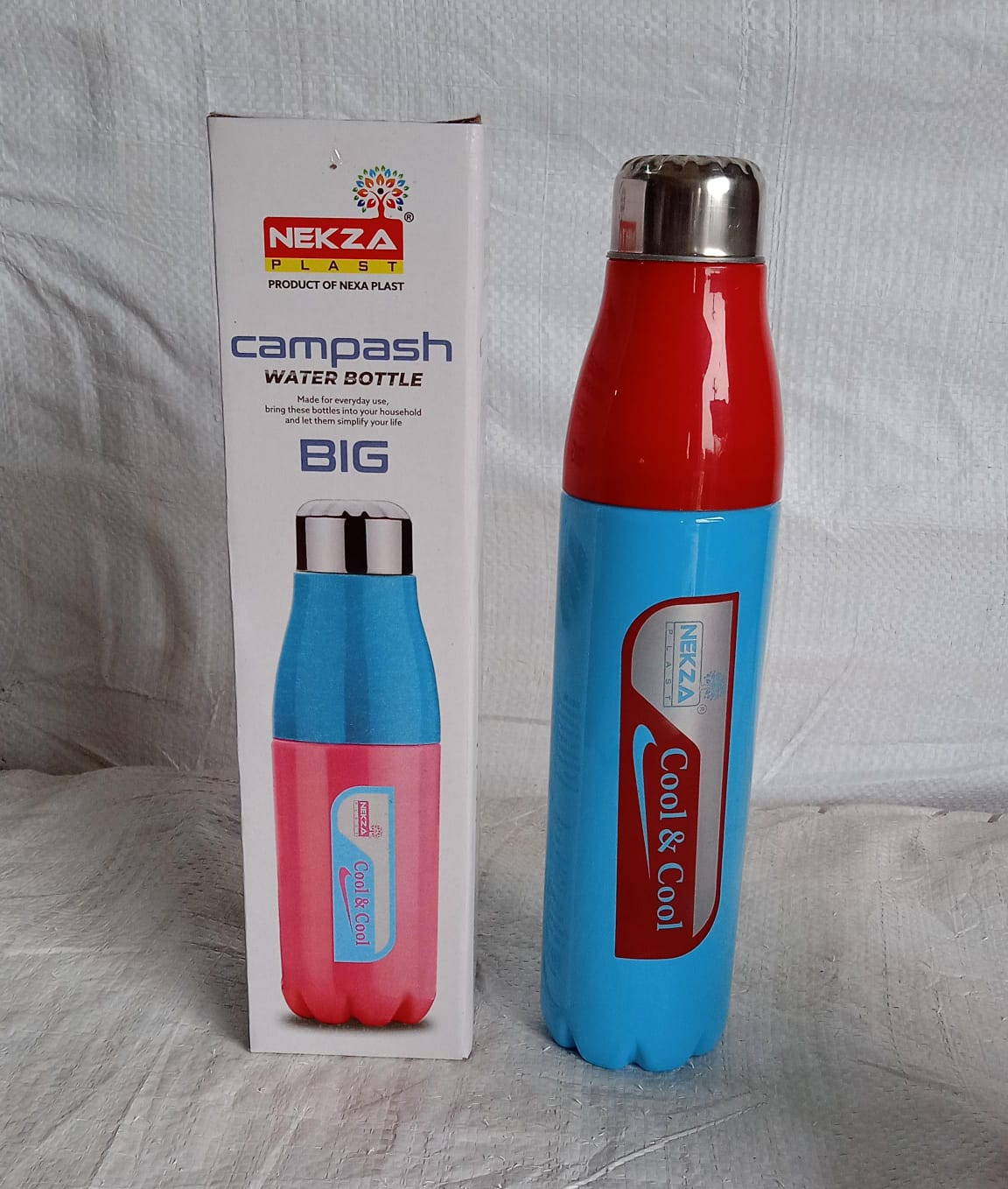 Cool Water Bottle (800ml): Reusable, Perfect for Office, School, Sports - Springkart
