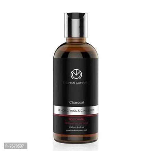 Charcoal Body Wash and Shampoo (BUY 1 GET 1 Free) with Lemongrass Cinnamon Body Wash 250ml, Peppermint Clove Shampoo 250ml | Deep Cleansing, Refreshing, Healthy Hairs - Springkart