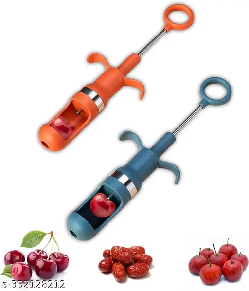 Cherry Pitter Tool, Stainless Steel Cherry Corer Pitter Portable Cherry Seed Remover Pitting Tool