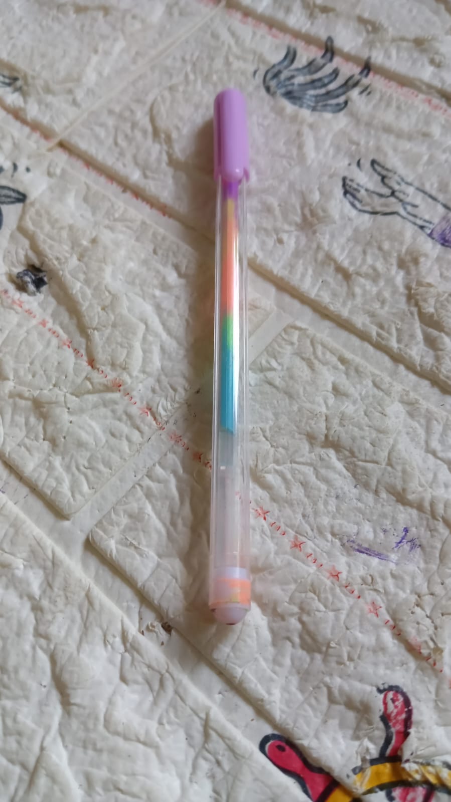 6-in-1 Color Change Pen Gel Pens Color Change Pen Rainbow Color Change Funky Pens, Gel Pen, coloring pen, Roller Ball Pens, School Office Supply Gift Stationery New Released Sturdy and Fashionable (1 Pc) - Springkart