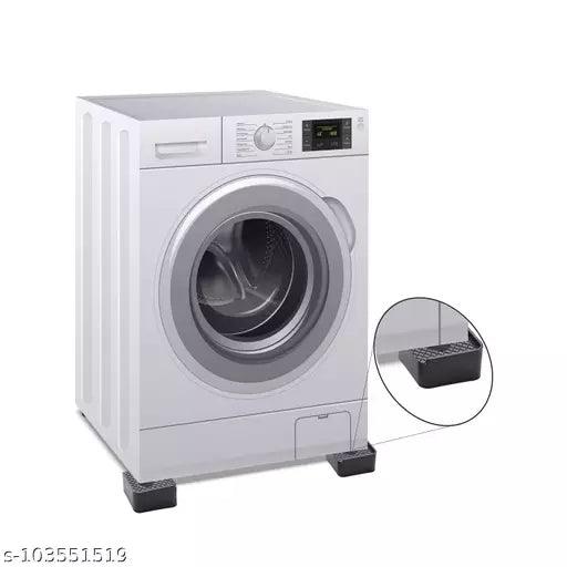 4 Pcs Refrigerator,Washing Machine,Fridge & Furniture Base Stand - Square ( Black ) - Springkart