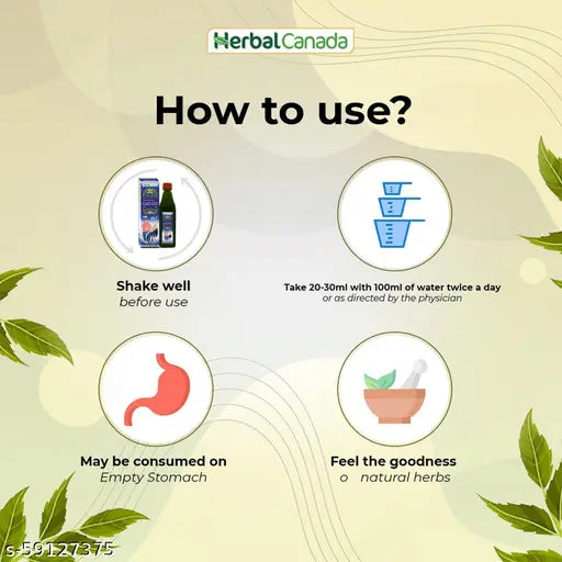 Herbal Canada Gas Go | Pack of 2 | 100% Natural Relief for Digestive Discomfort | 500ml - Springkart
