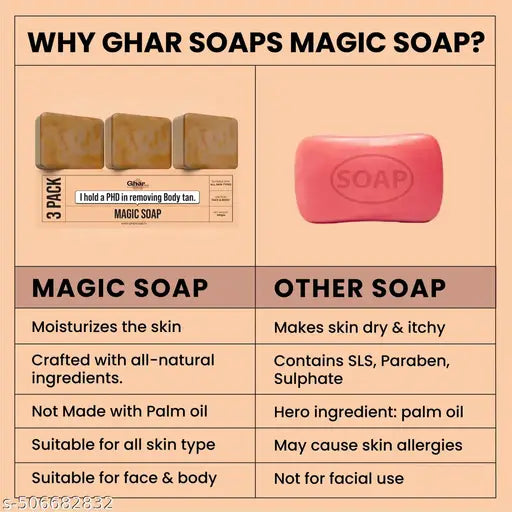 GHAR SOAPS MAGIC SOAP 300 GM