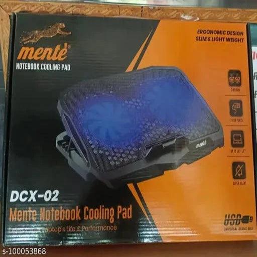 Laptop Stand with Fan 2 USB Ports and 2 Super Silent Cooling Fan Laptop Cooling Pad (Black) - Springkart