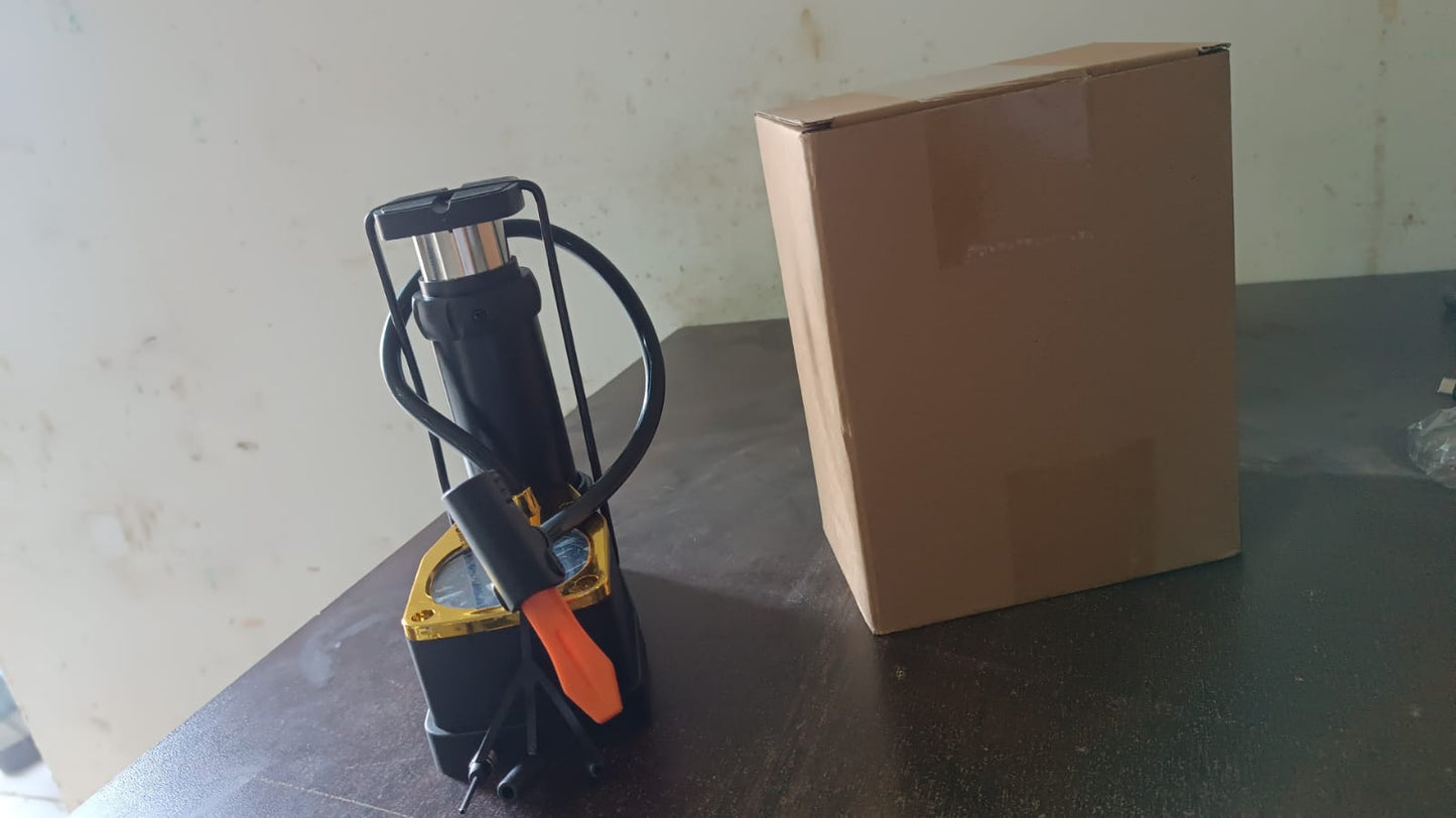 Portable High Pressure Foot Air Pump with Needle (1 Pc) - Springkart