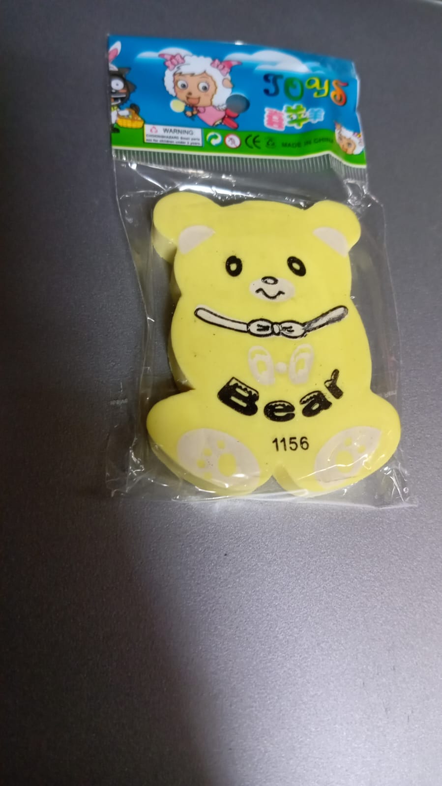 Cartoon Design Eraser (1 Pc / Mix Design) - Springkart