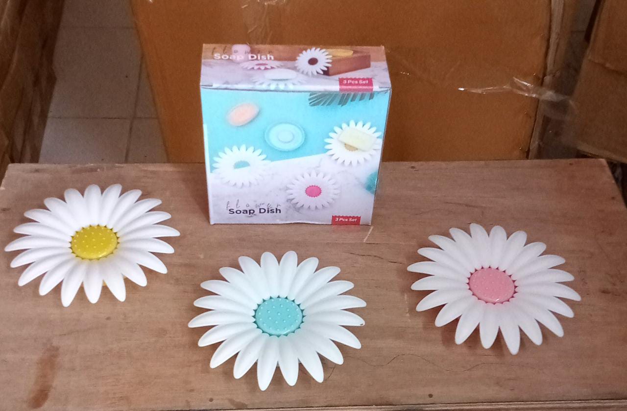 Flower Shape Portable Soap Dish Holder Soap Case - Springkart