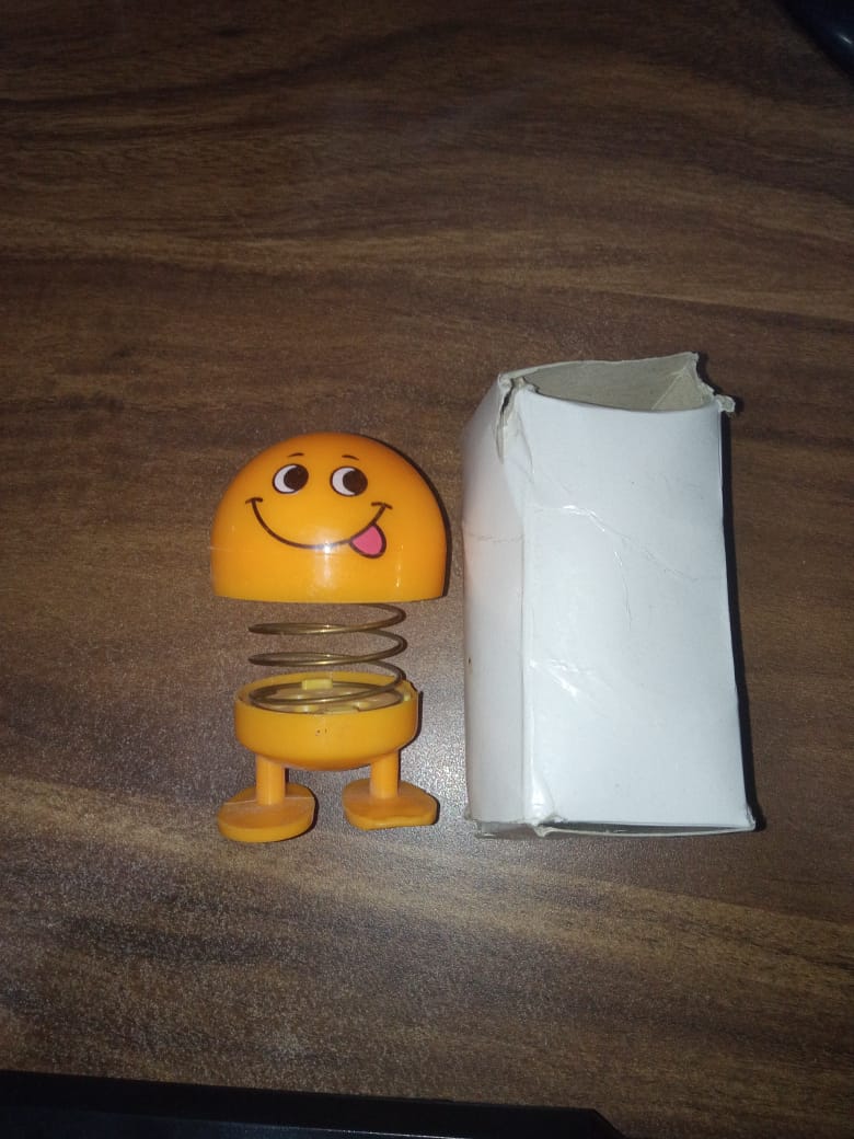 Smiling Face, Spring Doll Toy (1 Pc) - Springkart