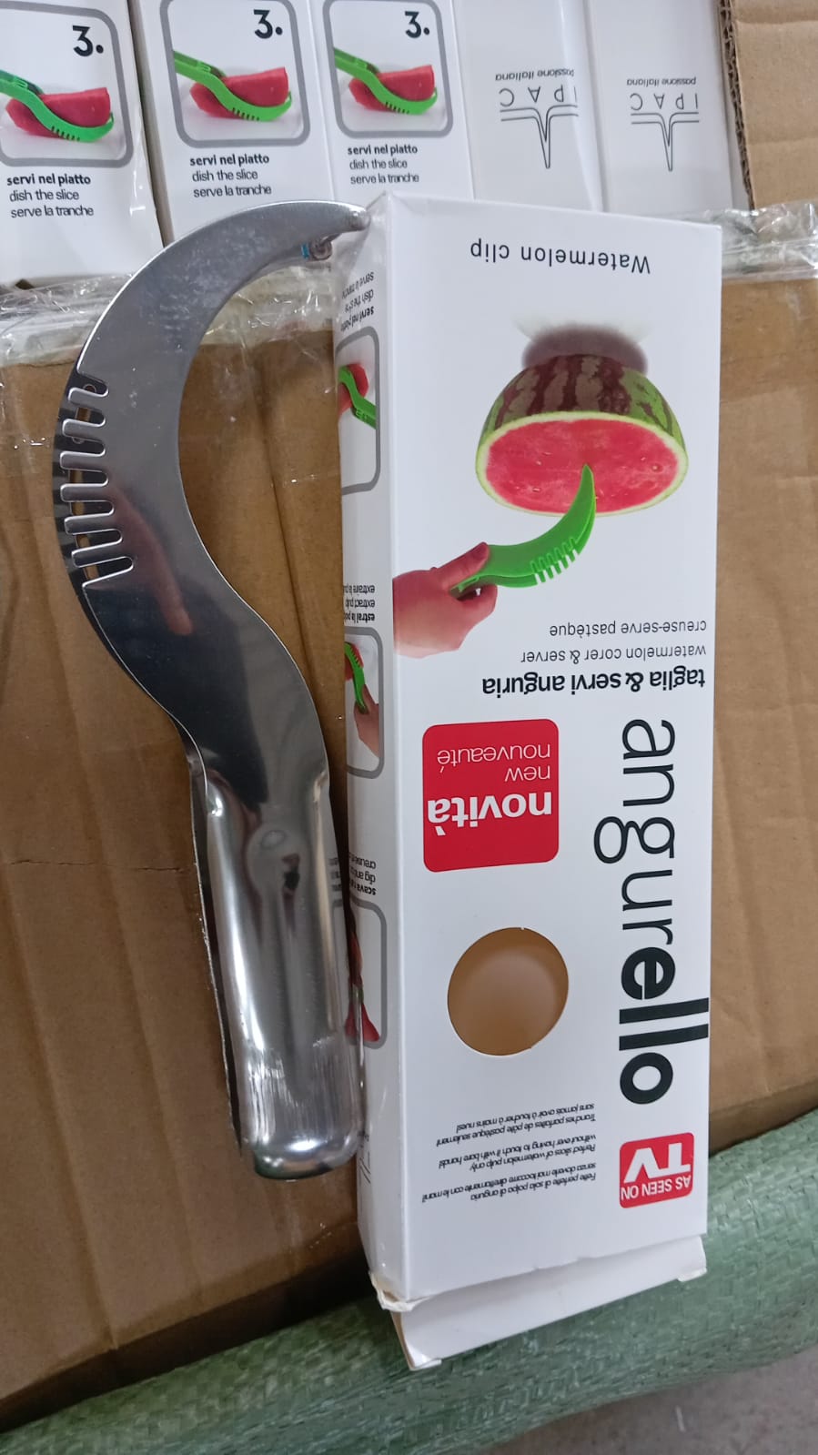 Watermelon Slicer - Stainless Steel Corer and Cutter, Multi-Purpose Fruit Slicing Kitchen Tool - Springkart