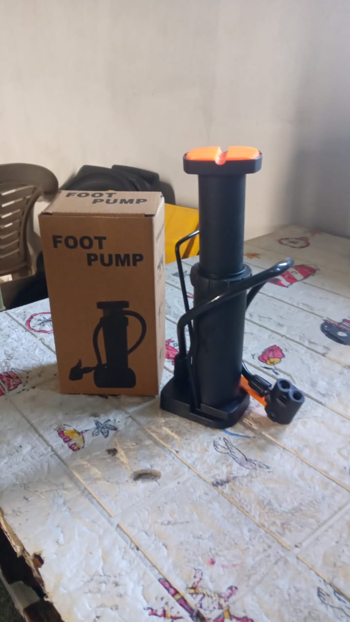 Portable Mini Foot Pump for Bicycle, Bike, and Car - Springkart