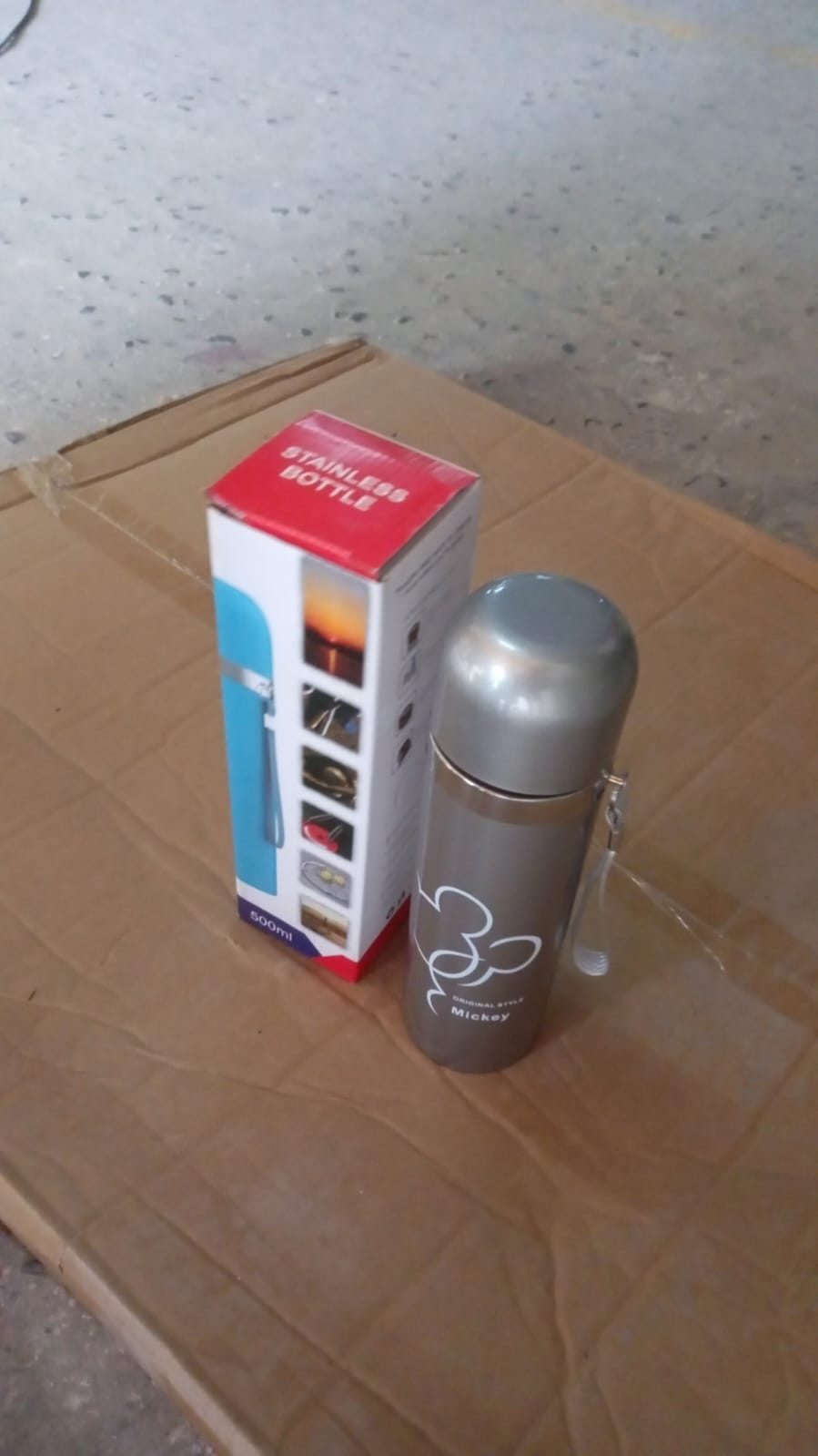 Stainless Steel Thermal mug / Water Bottle, vacuum flask (500 ML / 1 Pc / Mix Color) - Springkart