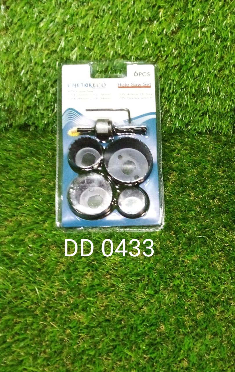 Hole Saw Set Drill Bit set 32mm ,38mm ,44mm ,54mm (6 pcs) - Springkart