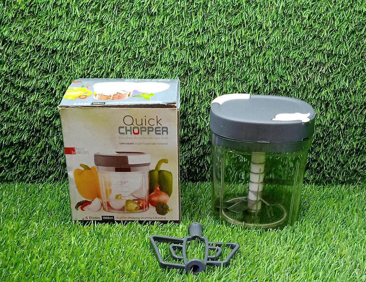 2 in 1 Handy Chopper and Slicer Used Widely for chopping and Slicing of Fruits, Vegetables, Cheese Etc. Including All Kitchen Purposes. - Springkart