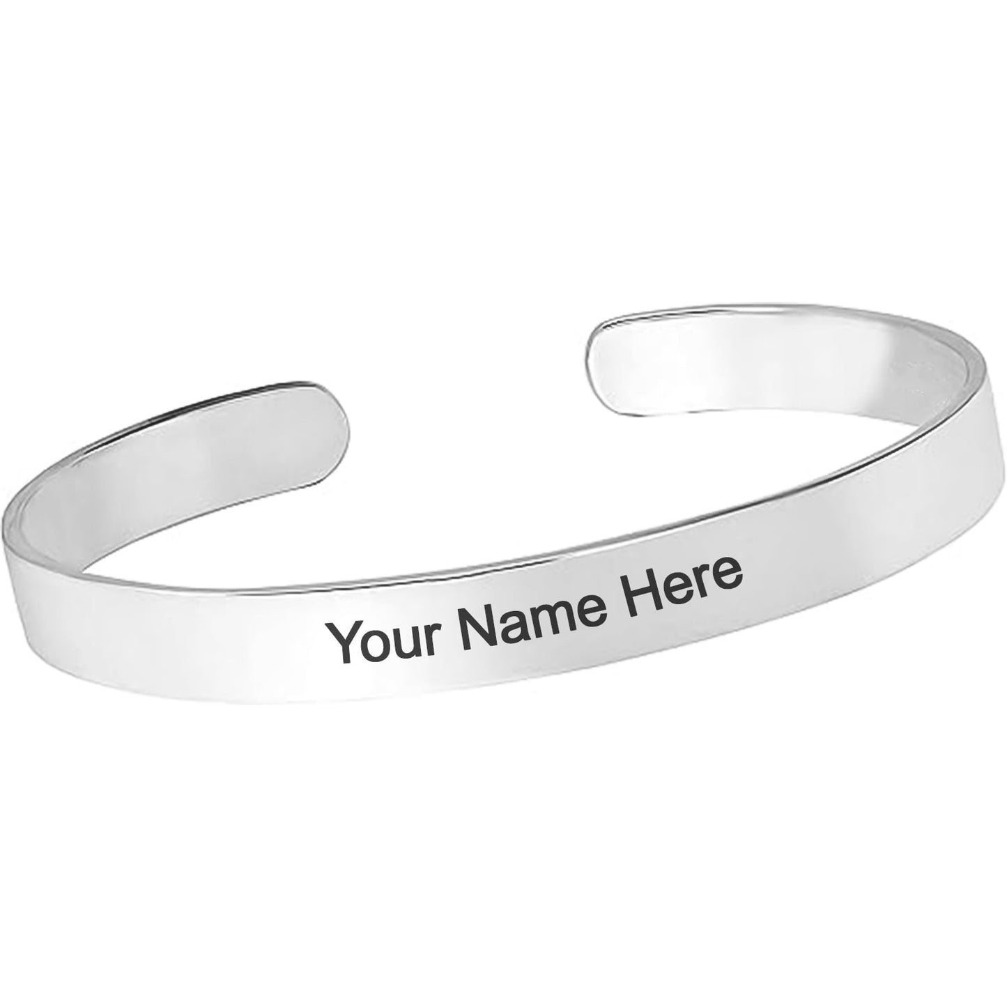 Customized Personalized Stylish Kada Bracelet (1 Pc Silver) - Springkart