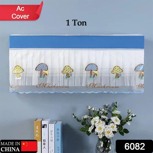 Ac Cover Air Conditioning Dust Cover Folding Designer Ac Cover For Indoor Split Cover Washable Foldable Dustproof Cover ( approx 1 Ton / Mix Design / 1 Pc) (ac curtain) - Springkart