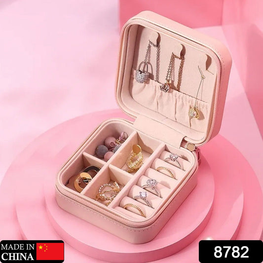Mini PU Leather jewellery Box for Travel & Storage - Springkart