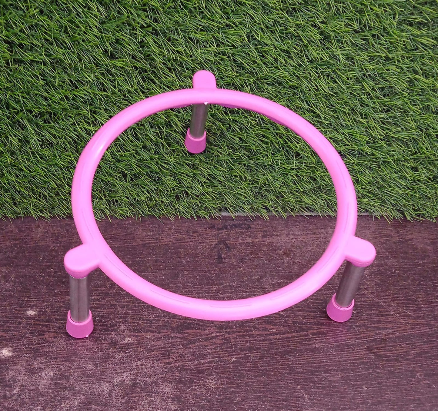 Stainless Steel Single Ring Matka Stand - Springkart