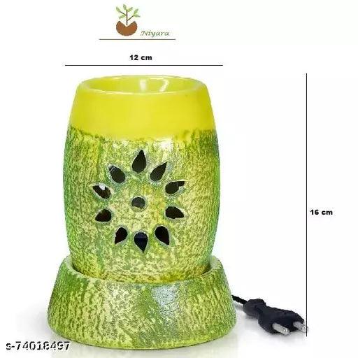 Electric Aroma Diffuser Multi Color with 10 ML Aroma Oil (Clay Lamp) (Lemon Grass) - Springkart