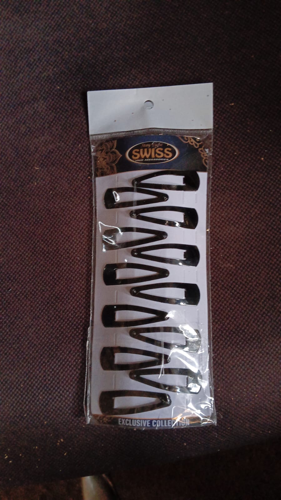 Metal Tik Tak Hair Clips (12 Pcs Set) - Springkart