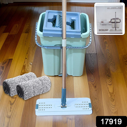 2-in-1 Flat mop and Bucket Set - Springkart