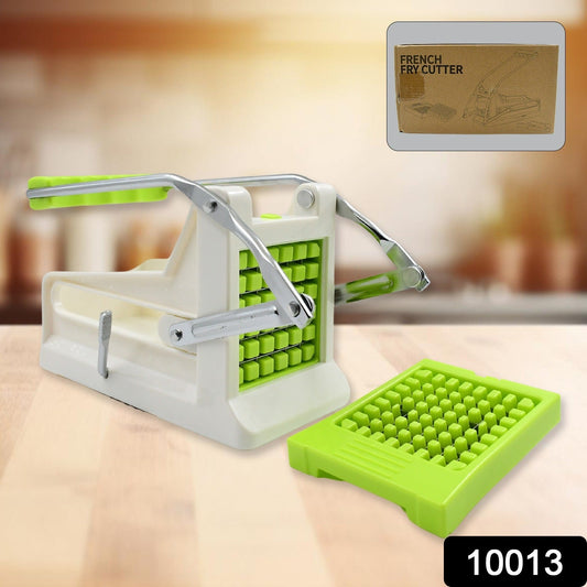French Fry Cutter, Great with Vegetables, Potato Fries Cutter Professional Vegetable Cutter Stainless Steel Cutter Potato, Onions, Carrots, Cucumbers, Fruits Potato Cutter (1 pc) - Springkart
