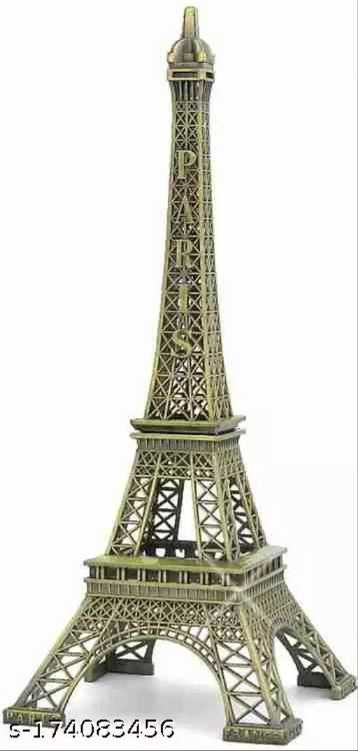 Metal Statue of Liberty Eiffel Tower showpiece for Home Decoration, Living Room, Office (Standard) Set of 2 - Springkart