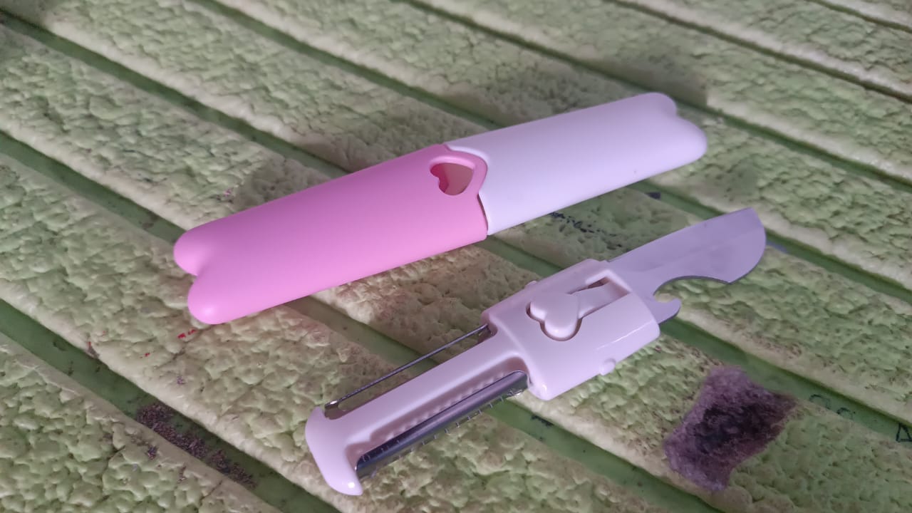 2 in 1 Knife, Multifunctional peeler fruit knife (1 Pc / Loose) - Springkart