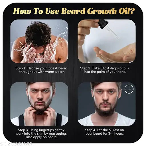 Arsh New & Advanced ARSH Beard Growth Oil- For Faster Beard Growth & Patchy Beard With Redensyl and 10 Essential oils , Sensational Intensive Beard Oil & Advanced Gentle Beard Oil - fast beard growth oil for mens beard oil 30 ml ( DADHI OIL , MOOCH OIL )