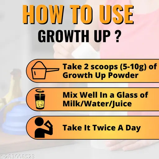 Ayurvedic height Growth Supplements | Increase Body Bones, Body Strength, Stamina Power For Girls & Boys - Springkart