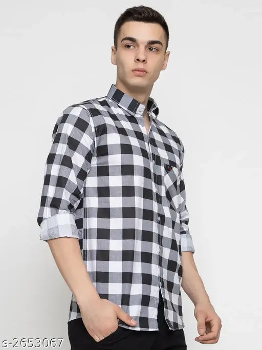 Frekman Stylish Cotton Blend Printed Men's Shirt